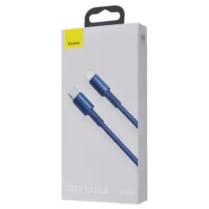 Кабель Baseus High Density Braided Type-C to Lightning PD 20W (1m) Black, CATLGD-01