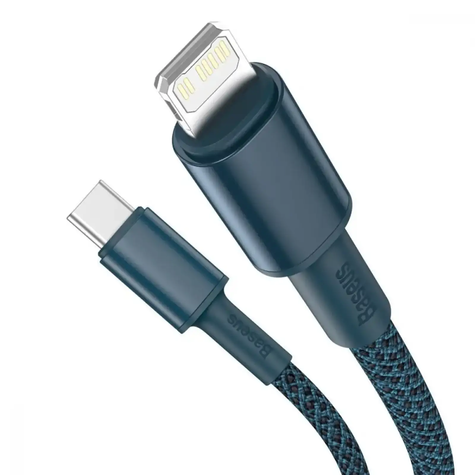 Кабель Baseus High Density Braided Type-C to Lightning PD 20W (1m) White, CATLGD-02