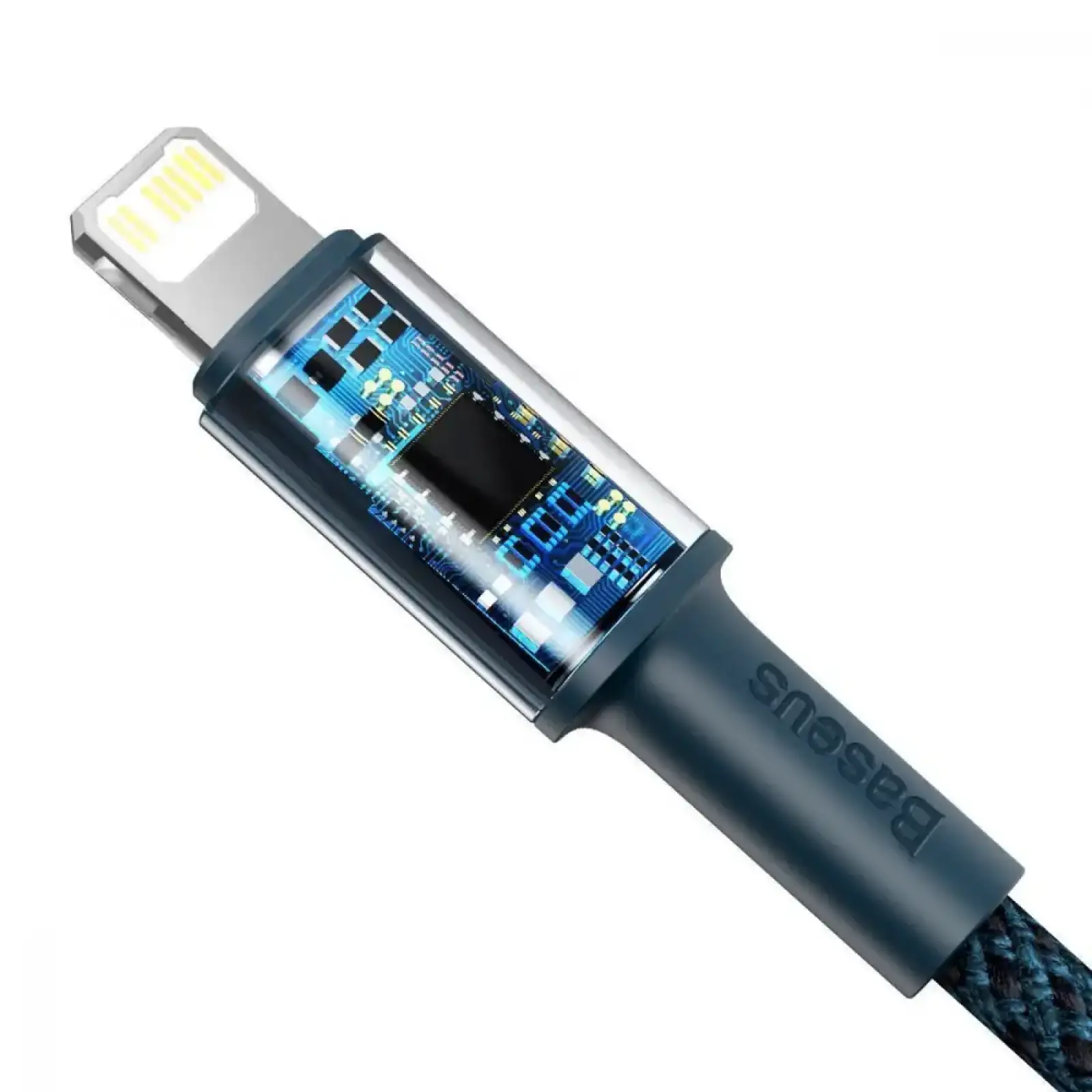 Кабель Baseus High Density Braided Type-C to Lightning PD 20W (1m) White, CATLGD-02
