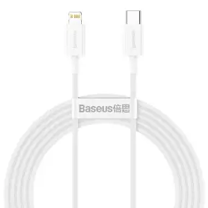 Кабель Baseus Superior Series Fast Charging Type-C to Lightning PD 20W (2m) White, CATLYS-C02