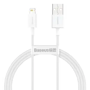 Кабель Baseus Superior Series Fast Charging Lightning 2.4A (1m) White, CALYS-A02