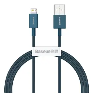 Кабель Baseus Superior Series Fast Charging Lightning 2.4A (1m) Blue, CALYS-A03