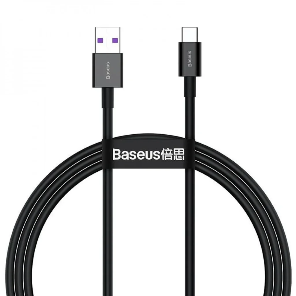 Кабель Baseus Superior Series Fast Charging Type-C 66W (1m) Black, CATYS-01