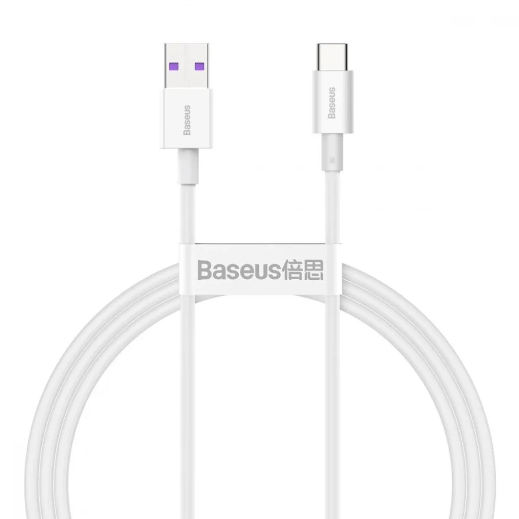 Кабель Baseus Superior Series Fast Charging Type-C 66W (1m) White, CATYS-02