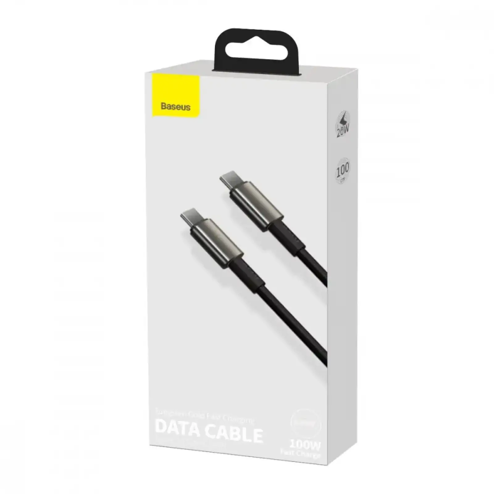 Кабель Baseus Tungsten Gold Fast Charging Type-C to Type-C 100W (1m) gold
