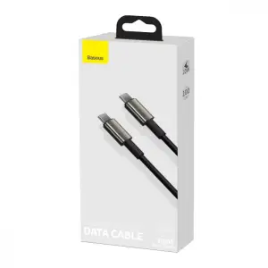 Кабель Baseus Tungsten Gold Fast Charging Type-C to Type-C 100W (1m) gold