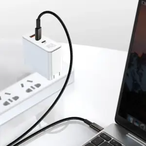 Кабель Baseus Tungsten Gold Fast Charging Type-C to Type-C 100W (1m) gold