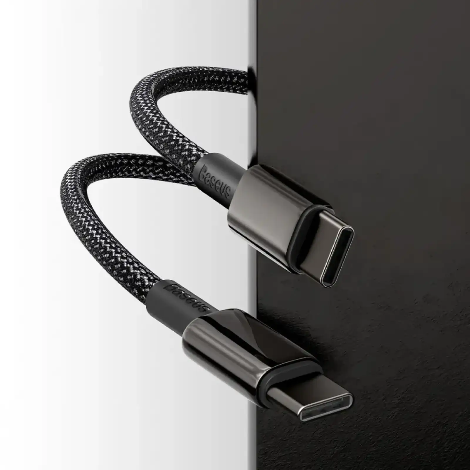 Кабель Baseus Tungsten Gold Fast Charging Type-C to Type-C 100W (1m) gold