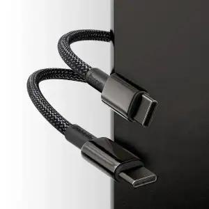 Кабель Baseus Tungsten Gold Fast Charging Type-C to Type-C 100W (1m) gold