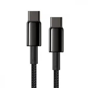 Кабель Baseus Tungsten Gold Fast Charging Type-C to Type-C 100W (1m) gold