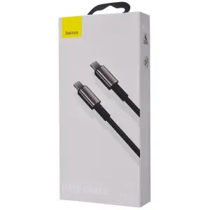 Кабель Baseus Tungsten Gold Fast Charging Type-C to Type-C 100W (2m) gold