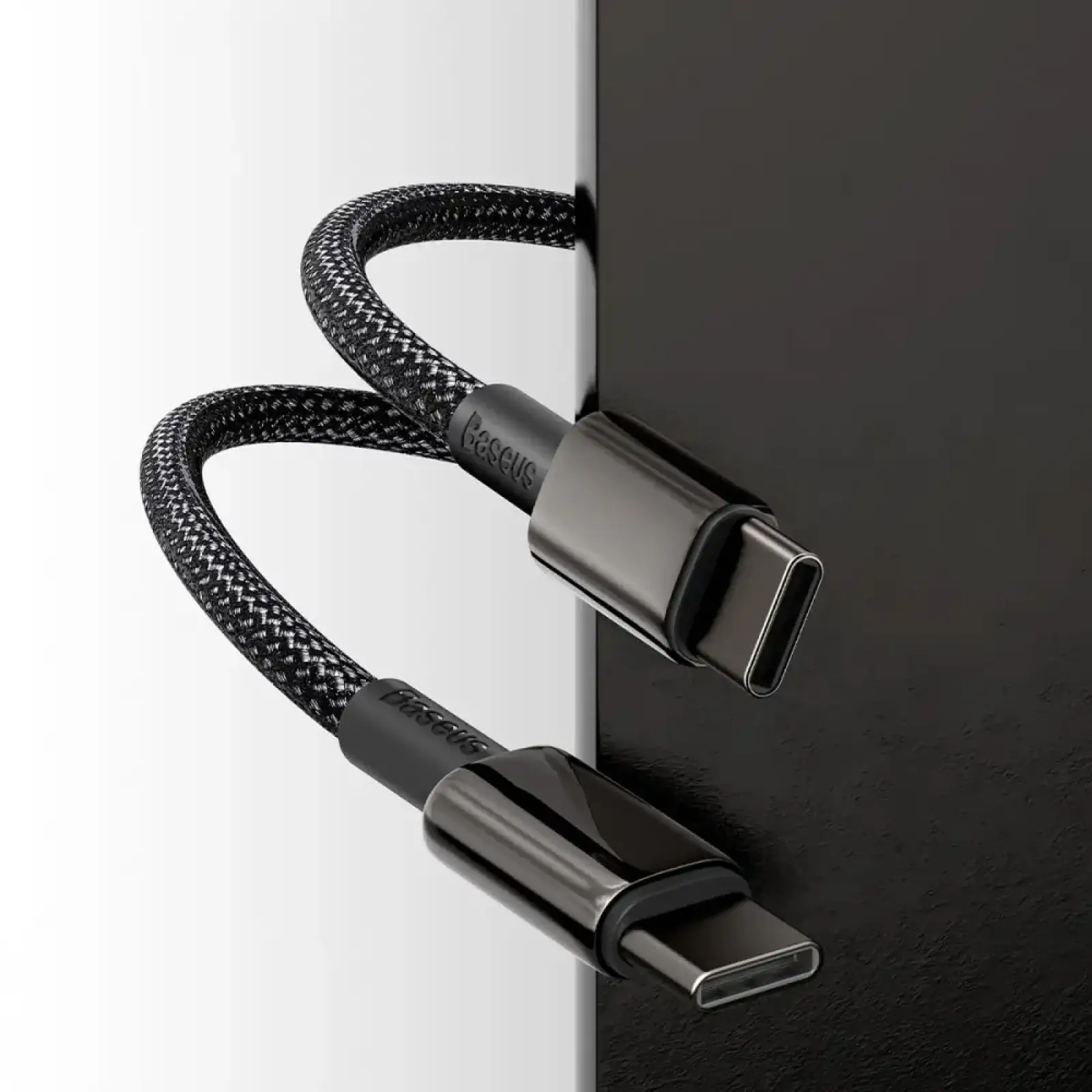 Кабель Baseus Tungsten Gold Fast Charging Type-C to Type-C 100W (2m) gold