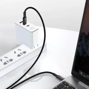 Кабель Baseus Tungsten Gold Fast Charging Type-C to Type-C 100W (2m) gold