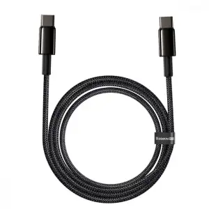 Кабель Baseus Tungsten Gold Fast Charging Type-C to Type-C 100W (2m) gold