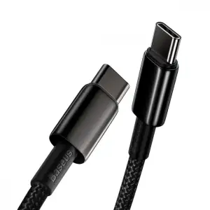 Кабель Baseus Tungsten Gold Fast Charging Type-C to Type-C 100W (2m) gold
