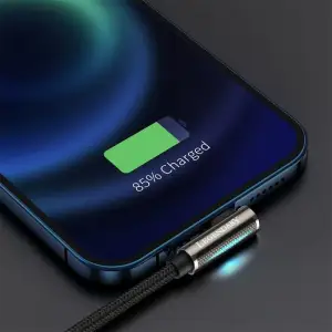 Кабель Baseus Legend Series Fast Charging Elbow Lightning 2.4A (1m) Black, CALCS-01
