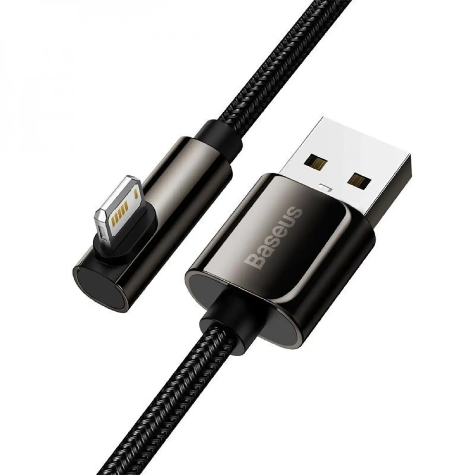 Кабель Baseus Legend Series Fast Charging Elbow Lightning 2.4A (1m) Black, CALCS-01