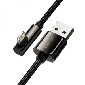 Кабель Baseus Legend Series Fast Charging Elbow Lightning 2.4A (1m) Black, CALCS-01