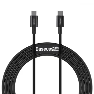 Кабель Baseus Superior Series Fast Charging Type-C to Type-C PD 100W (2m) Black, CATYS-C01