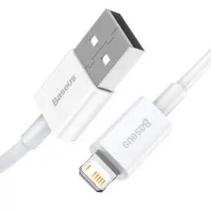 Кабель Baseus Superior Series Fast Charging Lightning 2.4A (1,5m) White, CALYS-B02