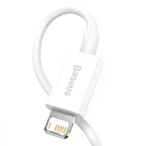 Кабель Baseus Superior Series Fast Charging Lightning 2.4A (1,5m) White, CALYS-B02