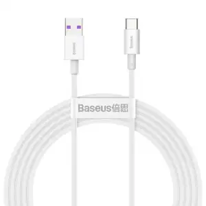 Кабель Baseus Superior Series Fast Charging Type-C PD 66W (2m) White, CATYS-A02
