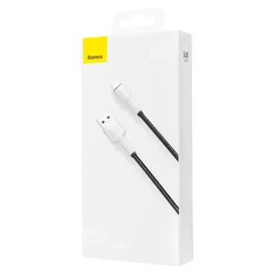 Кабель Baseus Cafule Metal Data Type-C 66W (1m) Black, CAKF000101