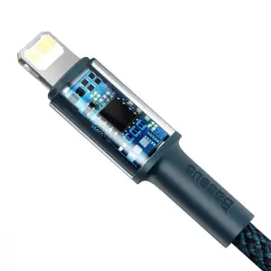 Кабель Baseus High Density Braided Type-C to Lightning PD 20W (2m) White, CATLGD-A02