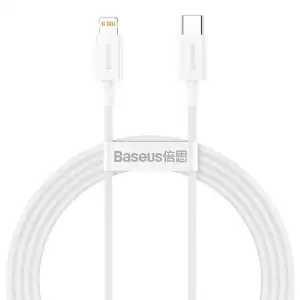 Кабель Baseus Superior Series Fast Charging Type-C to Lightning PD 20W (1.5m) White, CATLYS-B02