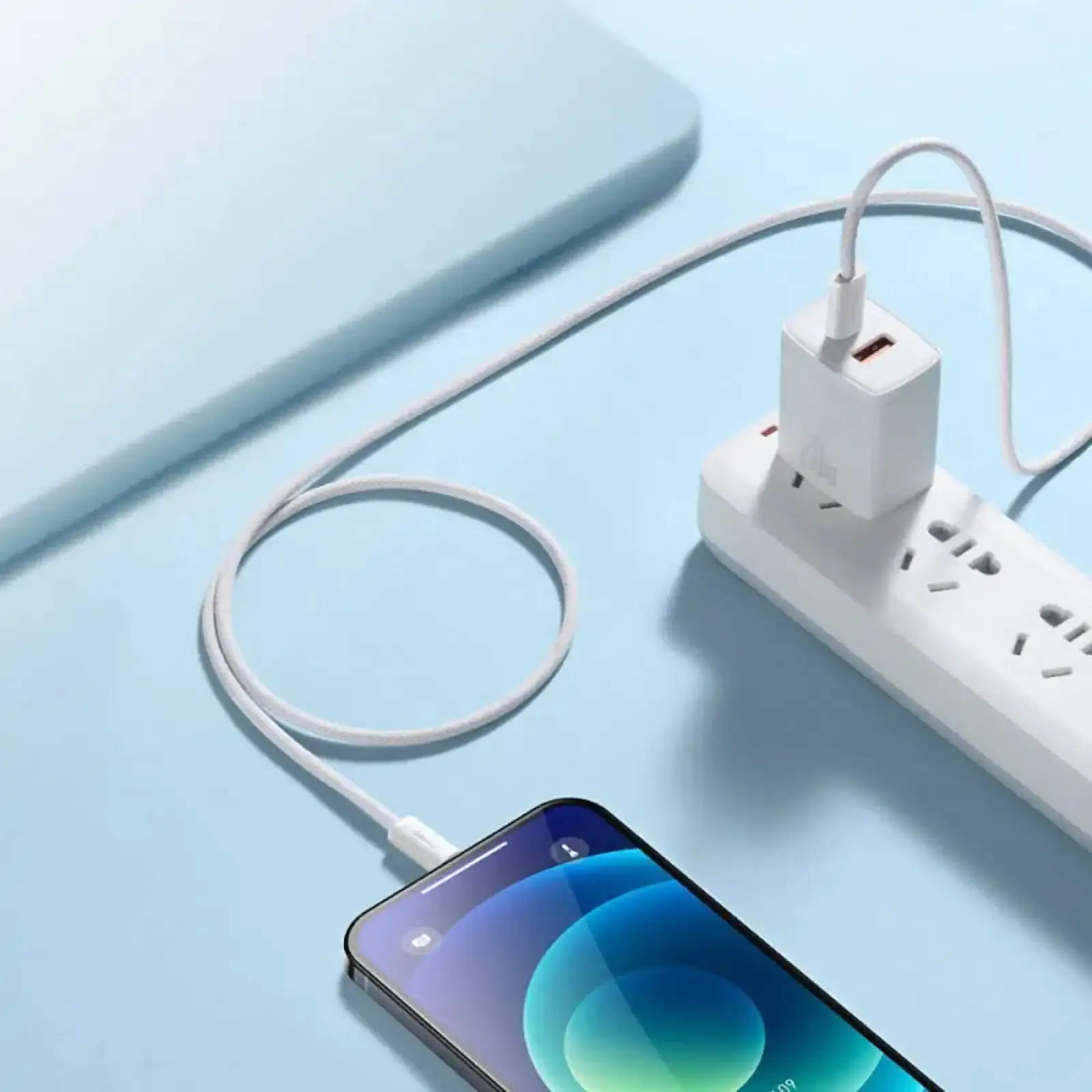 Кабель Baseus Dynamic Series Fast Charging Type-C to Lightning 20W (1m) Slate Gray, CALD000016