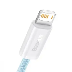 Кабель Baseus Dynamic Series Fast Charging Lightning 2.4A (1m) Purple, CALD000405