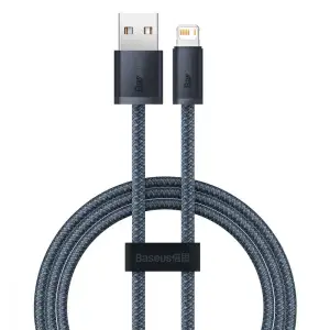 Кабель Baseus Dynamic Series Fast Charging Lightning 2.4A (1m) Slate Gray, CALD000416