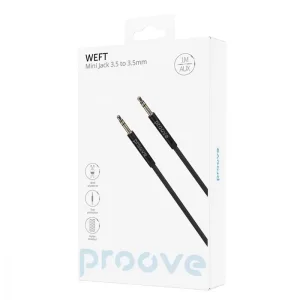 Кабель AUX Proove Weft (1m) Black, ACWF00005801