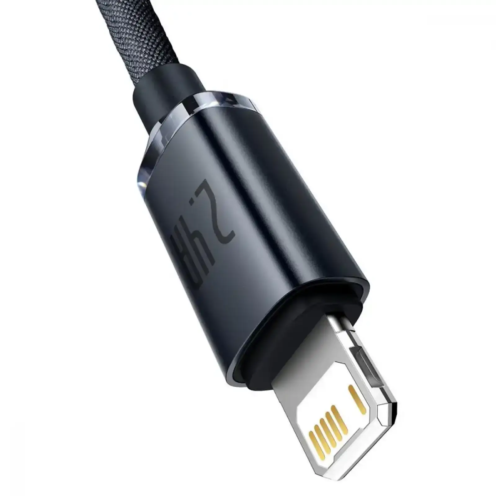 Кабель Baseus Crystal Shine Series Lightning 2.4A (1.2m) Blue, CAJY000003