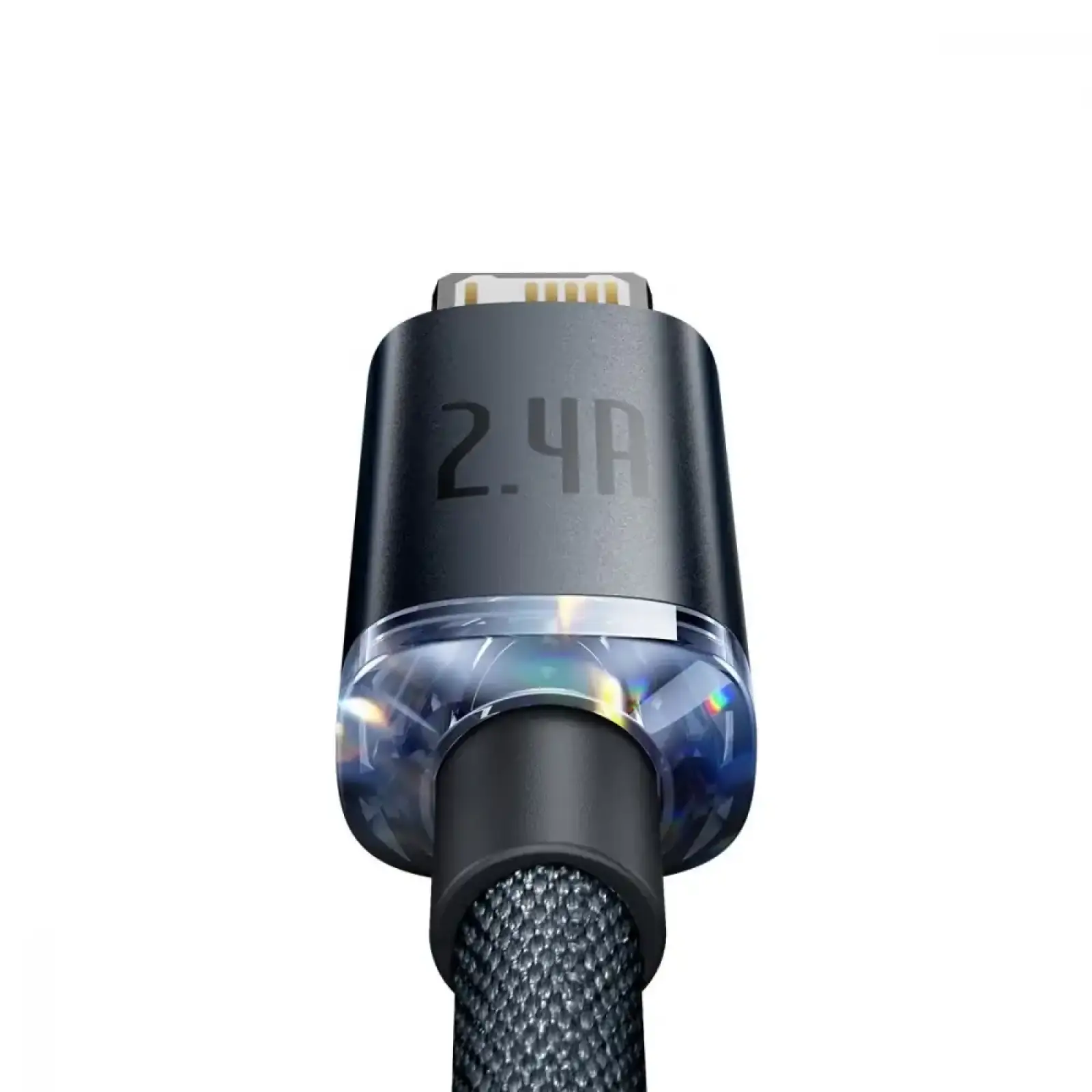 Кабель Baseus Crystal Shine Series Lightning 2.4A (1.2m) Blue, CAJY000003