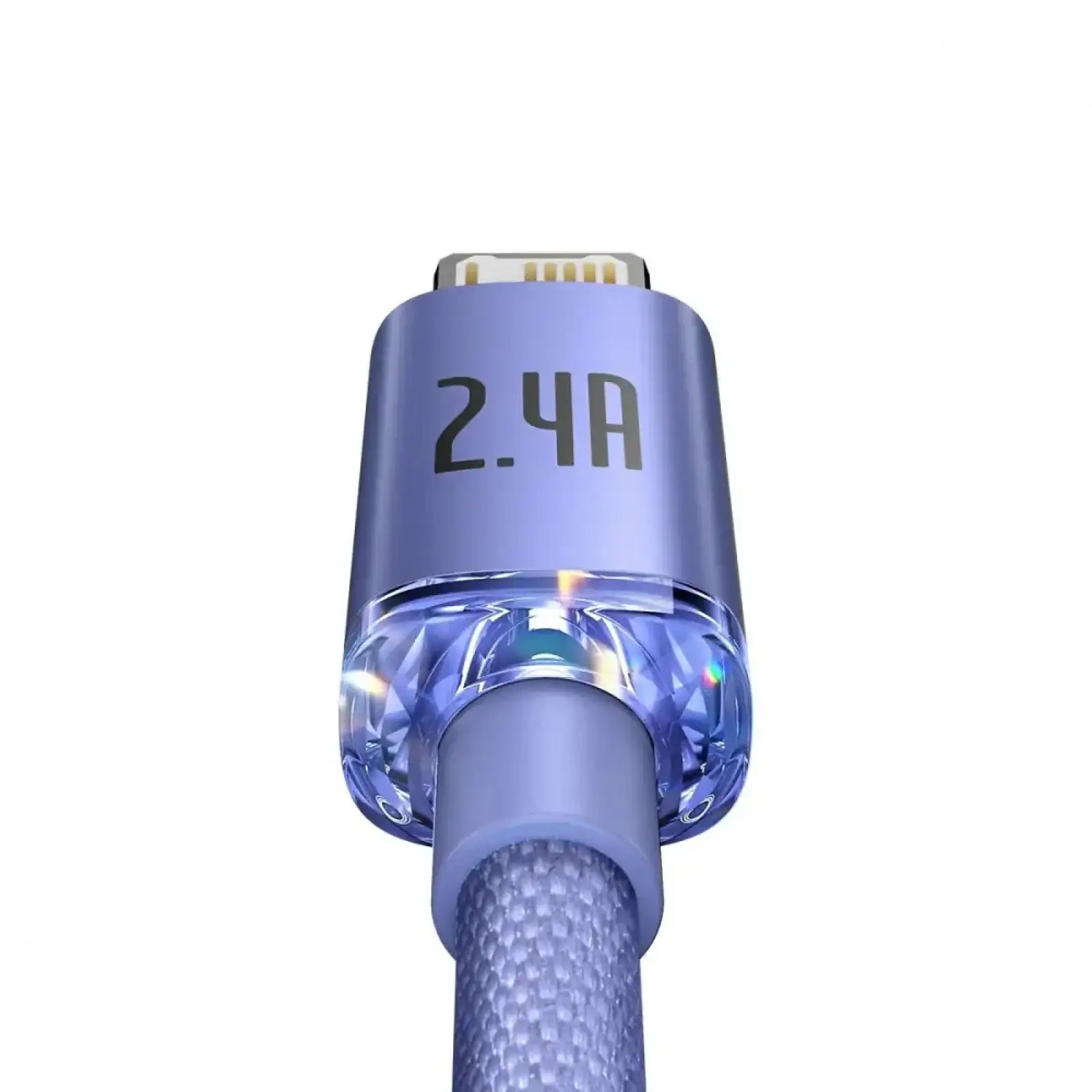 Кабель Baseus Crystal Shine Series Lightning 2.4A (2m) Sky Blue, CAJY001203
