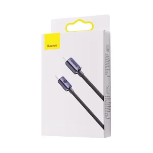 Кабель Baseus Crystal Shine Series Type-C to Type-C 100W (1.2m) Blue, CAJY000603