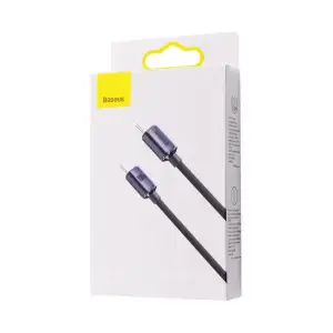 Кабель Baseus Crystal Shine Series Type-C to Type-C 100W (1.2m) Purple, CAJY000605