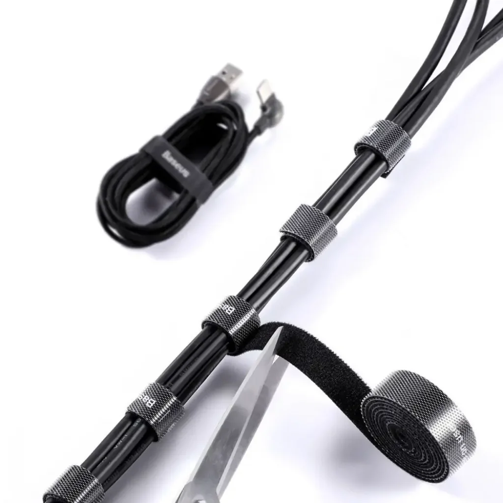 Ремешок на липучках Baseus Rainbow Circle 3m Black (ACMGT-F01)