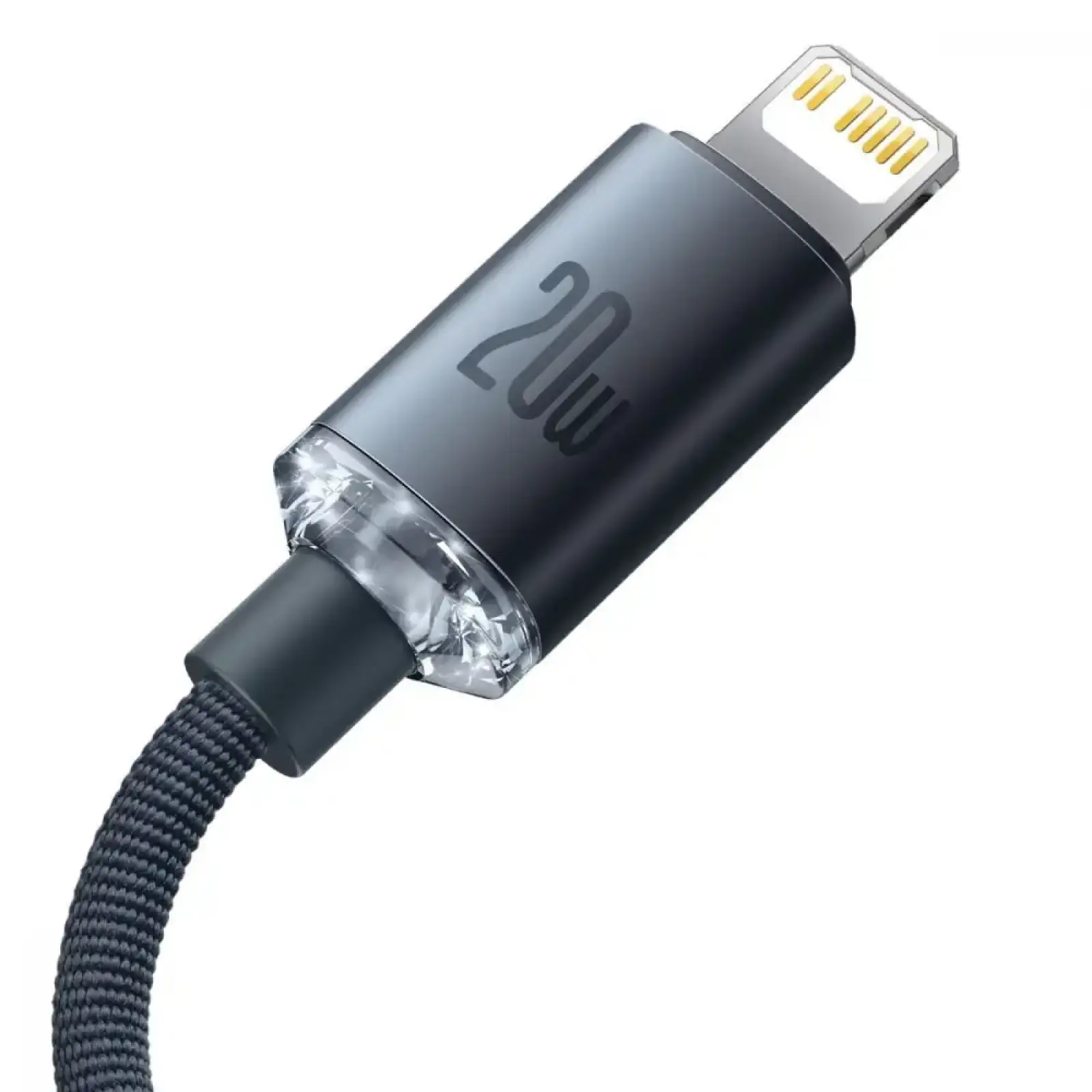 Кабель Baseus Crystal Shine Series Type-C to Lightning 20W (1.2m) Black, CAJY000201