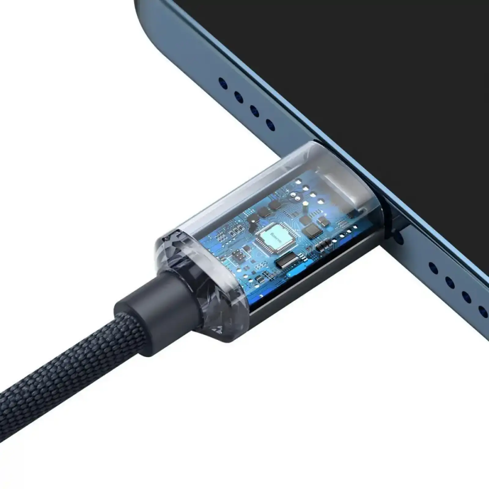 Кабель Baseus Crystal Shine Series Type-C to Lightning 20W (1.2m) Blue, CAJY000203
