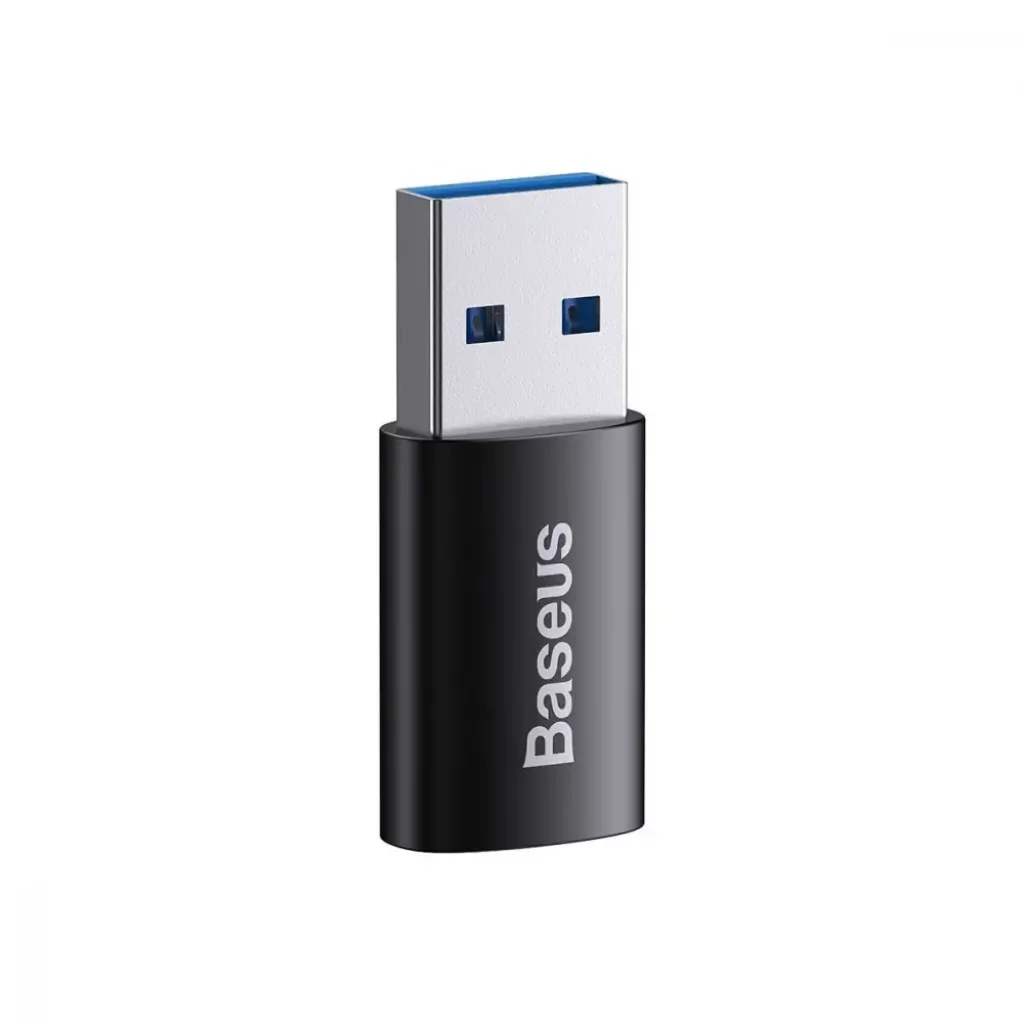 Переходник Adapter Baseus Ingenuity Series Mini OTG Type-C to USB 3.1 Black, ZJJQ000101