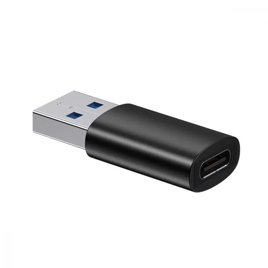 Переходник Adapter Baseus Ingenuity Series Mini OTG Type-C to USB 3.1 Black, ZJJQ000101