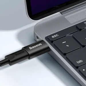 Переходник Adapter Baseus Ingenuity Series Mini OTG Type-C to USB 3.1 Black, ZJJQ000101