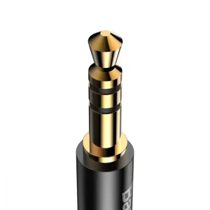 Cable AUX Baseus Yiven Type-C to 3.5 mini jack (1.2m) Black, CAM01-01