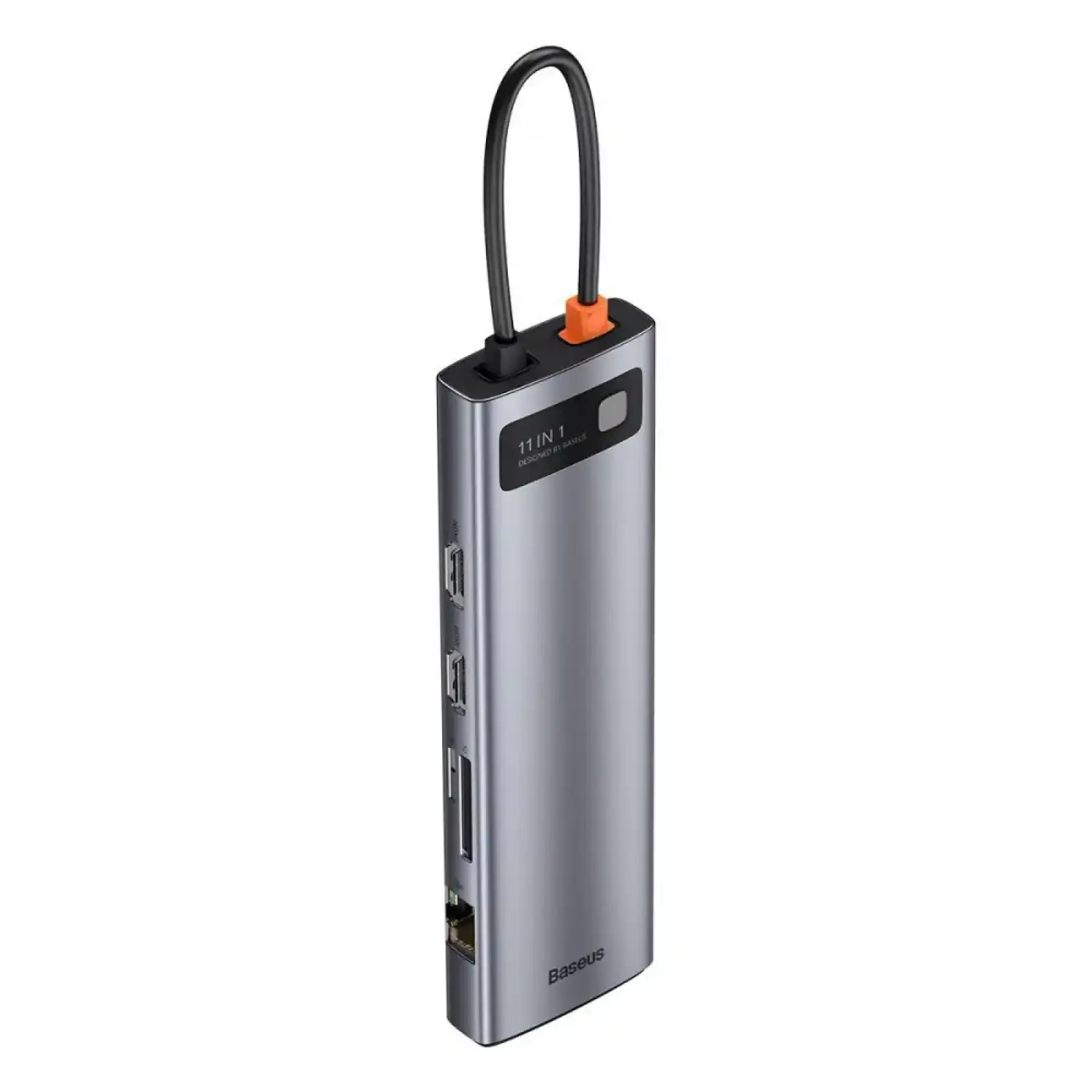 USB-Хаб Baseus Metal Gleam Series 11-in-1 Type-C Gray (CAHUB-CT0G)