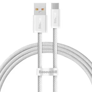 Кабель Baseus Dynamic Series Fast Charging Type-C 100W (1m) White, CALD000602