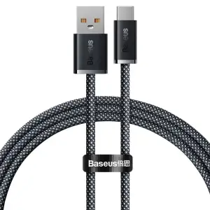 Кабель Baseus Dynamic Series Fast Charging Type-C 100W (1m) Slate Gray, CALD000616