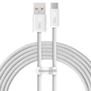 Кабель Baseus Dynamic Series Fast Charging Type-C 100W (2m) White, CALD000702