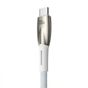 Кабель Baseus Glimmer Series Fast Charging Type-C 100W (1m) Black, CADH000401